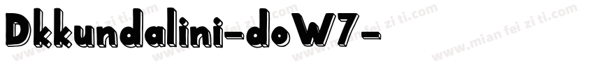Dkkundalini-doW7字体转换