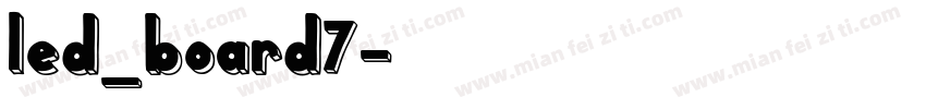 led_board7字体转换