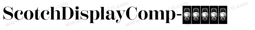ScotchDisplayComp字体转换