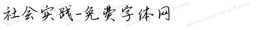 社会实践字体转换
