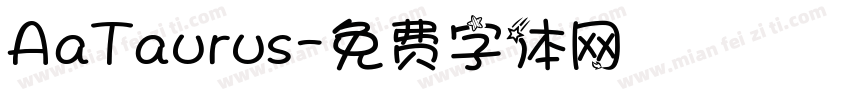 AaTaurus字体转换