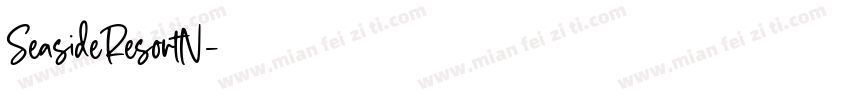 SeasideResortN字体转换
