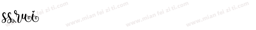 SsRui字体转换