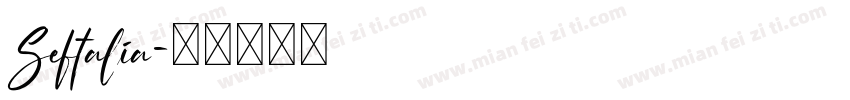 Seftalia字体转换
