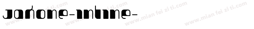 Jakone-Inline字体转换