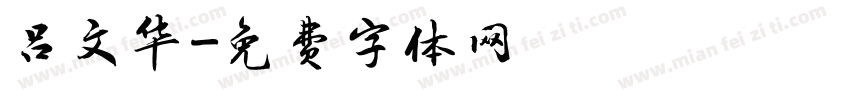 吕文华字体转换