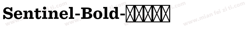 Sentinel-Bold字体转换