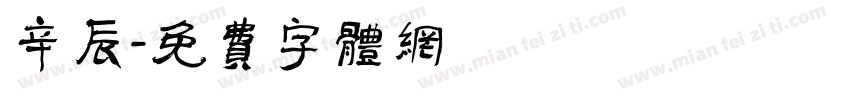 辛辰字体转换
