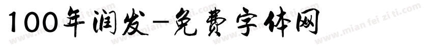 100年润发字体转换