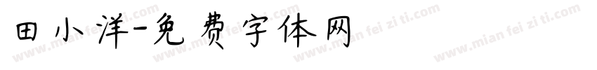 田小洋字体转换
