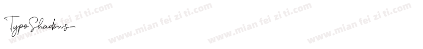 TypoShadows字体转换