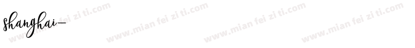 shanghai字体转换