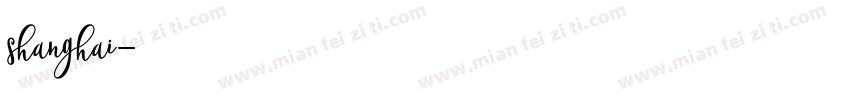 shanghai字体转换