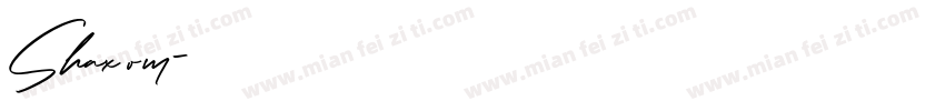 Shaxom字体转换
