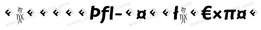 JambonoTF-RegularExpert字体转换
