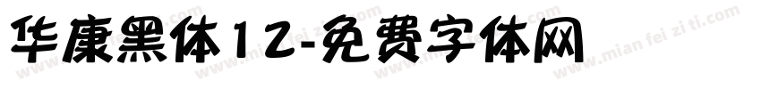 华康黑体12字体转换