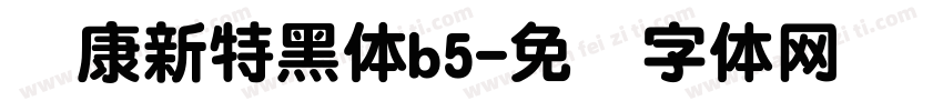 华康新特黑体b5字体转换