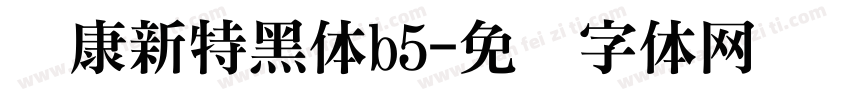 华康新特黑体b5字体转换