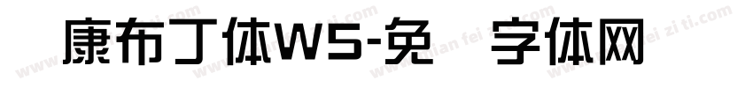 华康布丁体W5字体转换
