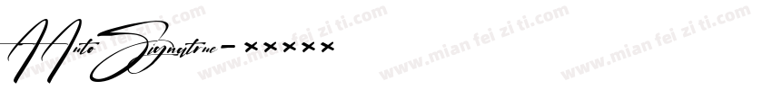 AAutoSignatrue字体转换
