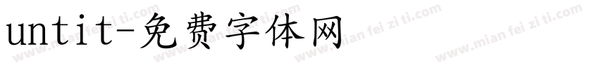 untit字体转换