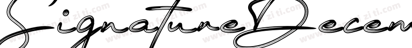 SignatureDecemberRegular字体转换