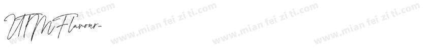 UTMFlavour字体转换