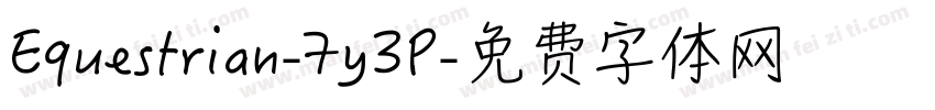 Equestrian-7y3P字体转换