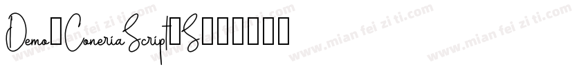 Demo_ConeriaScript_S字体转换