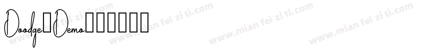 Doodge_Demo字体转换