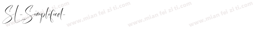 SL-Simplified字体转换