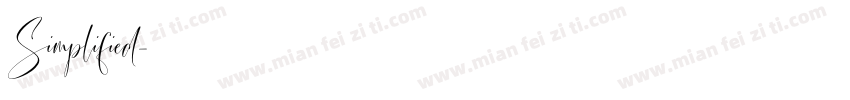 Simplified字体转换