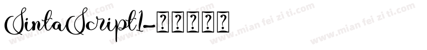 SintaScript1字体转换