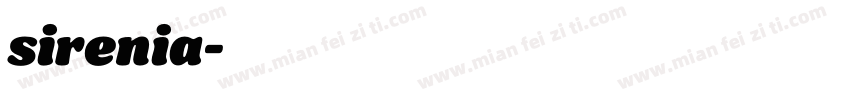 sirenia字体转换