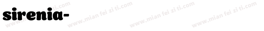 sirenia字体转换