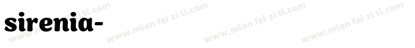 sirenia字体转换