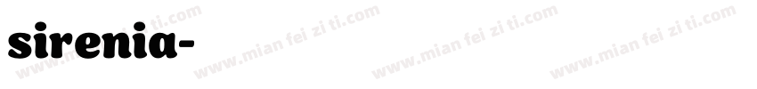 sirenia字体转换
