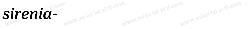 sirenia字体转换