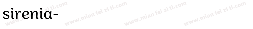 sirenia字体转换