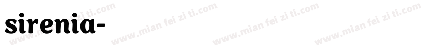 sirenia字体转换