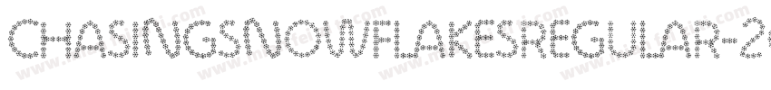 ChasingSnowflakesRegular-2OOZX字体转换