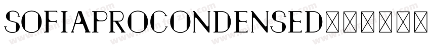 SOFIAPROCONDENSED字体转换