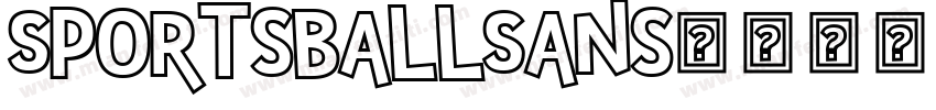 SportsballSans字体下载字体转换