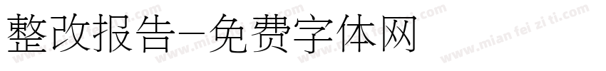 整改报告字体转换