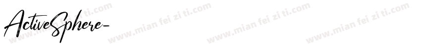 ActiveSphere字体转换