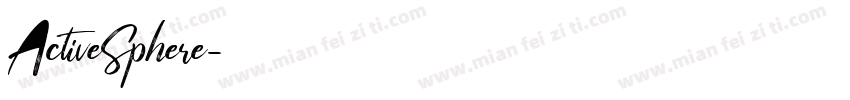ActiveSphere字体转换
