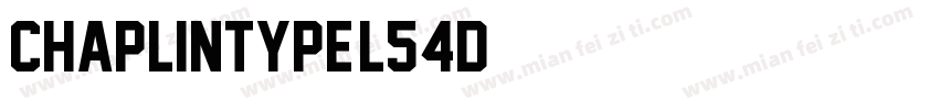 ChaplinType-l54d字体转换
