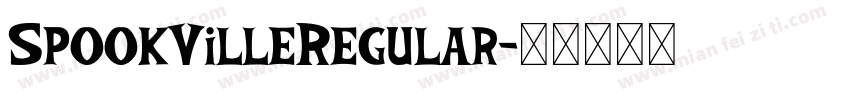 SpookVilleRegular字体转换