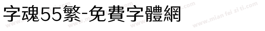字魂55繁字体转换