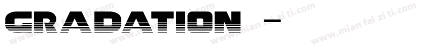 gradation字体字体转换